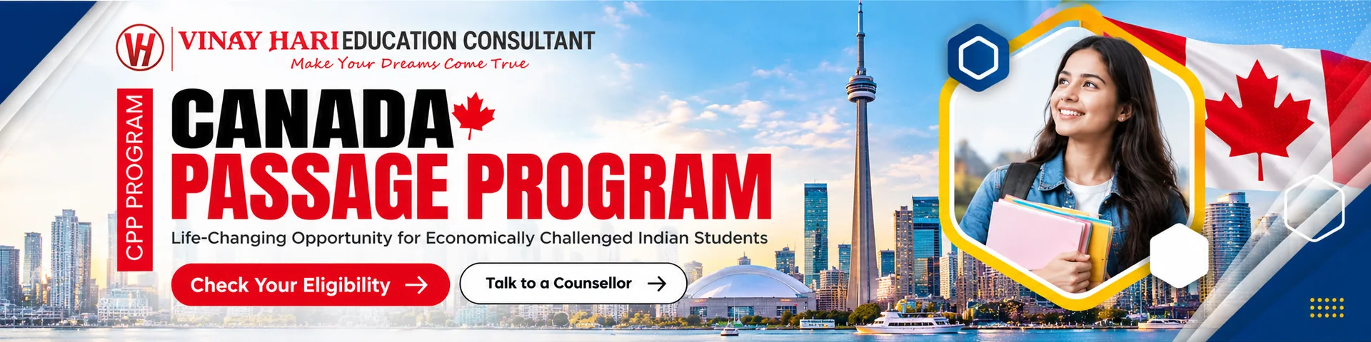 Canada Passage Program (CPP) - check your eligibility with Vinay Hari Education Consultant